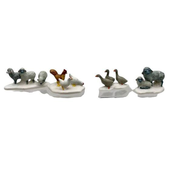 DEPT 56 FARM ANIMALS, SET OF 4 - Picture 1 of 2